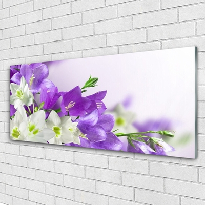 Quadro in vetro Pianta di fiori