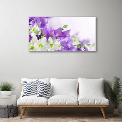 Quadro in vetro Pianta di fiori