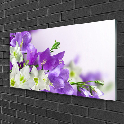 Quadro in vetro Pianta di fiori