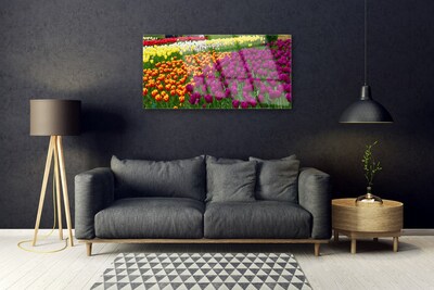 Quadro in vetro Fiori di tulipani