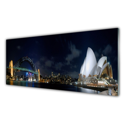 Quadro vetro Architettura del ponte di Sydney