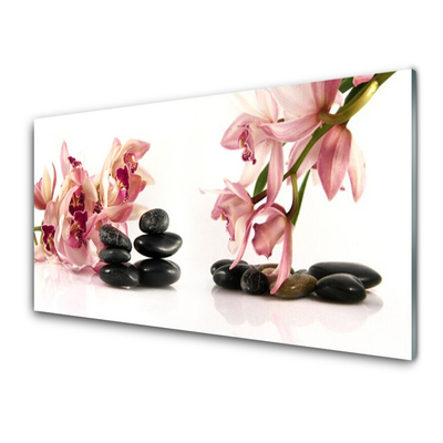 Quadro su vetro Spa Flower L'arte dello zen