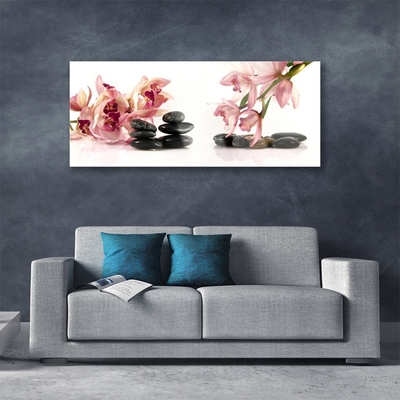 Quadro su vetro Spa Flower L'arte dello zen