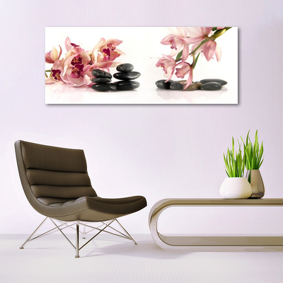 Quadro su vetro Spa Flower L'arte dello zen