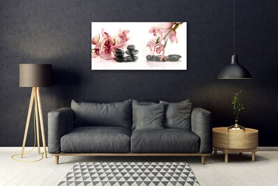 Quadro su vetro Spa Flower L'arte dello zen