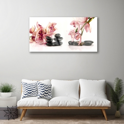 Quadro su vetro Spa Flower L'arte dello zen