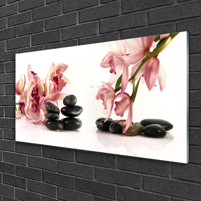 Quadro su vetro Spa Flower L'arte dello zen