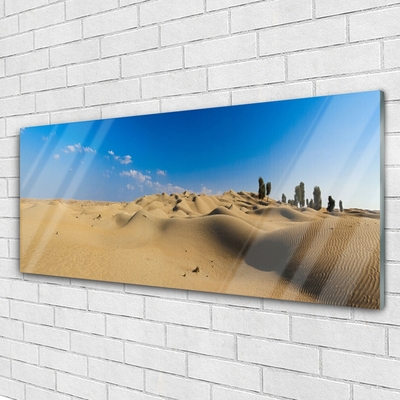 Quadro su vetro Sabbia per paesaggi del deserto