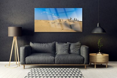 Quadro su vetro Sabbia per paesaggi del deserto