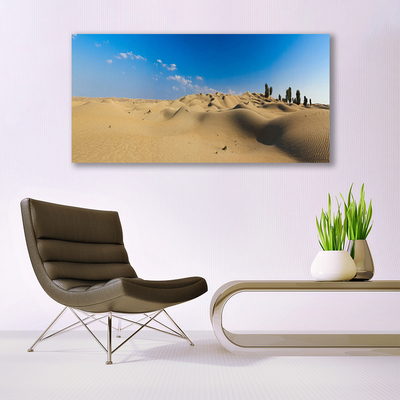 Quadro su vetro Sabbia per paesaggi del deserto