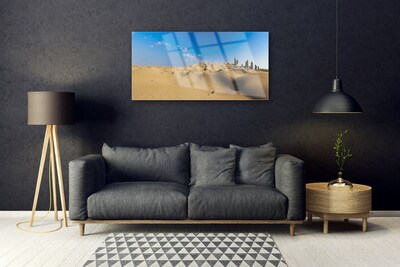 Quadro su vetro Sabbia per paesaggi del deserto