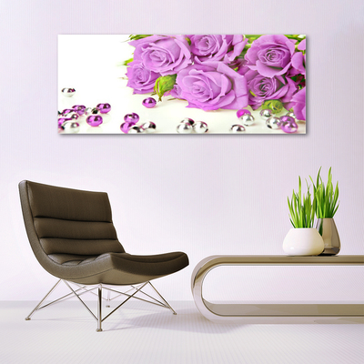 Quadro vetro Fiori di rose