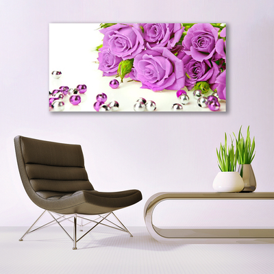 Quadro vetro Fiori di rose