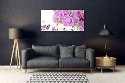 Quadro vetro Fiori di rose