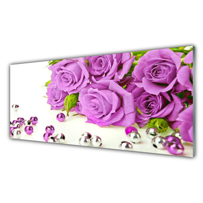 Quadro vetro Fiori di rose