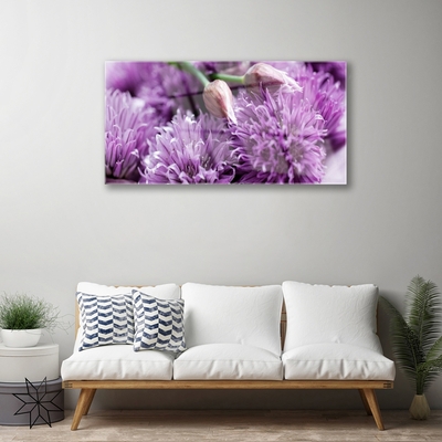 Quadro in vetro Pianta di fiori