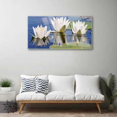 Quadro vetro Pianta di fiori