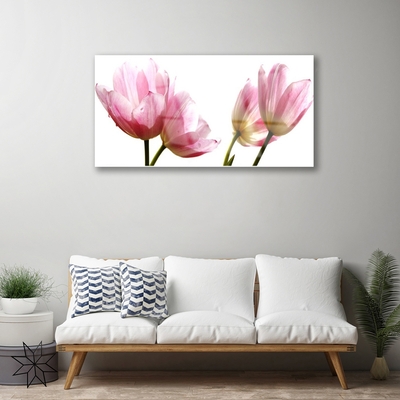 Quadro in vetro Pianta di fiori