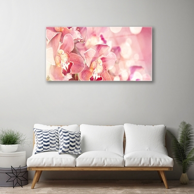 Quadro in vetro Pianta di fiori