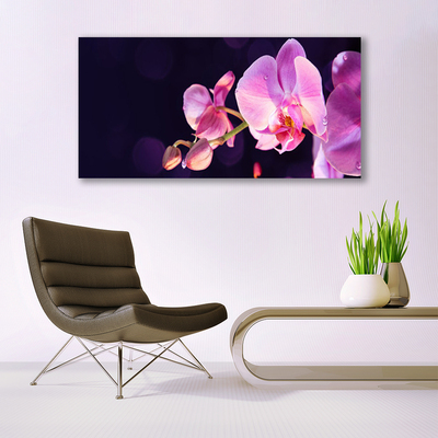 Quadro in vetro Pianta di fiori