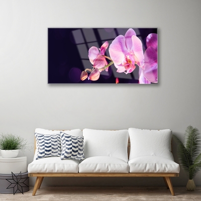 Quadro in vetro Pianta di fiori