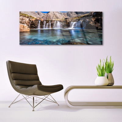 Quadro su vetro Cascata Natura