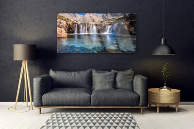 Quadro su vetro Cascata Natura