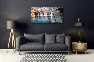 Quadro su vetro Cascata Natura