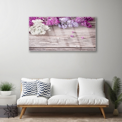 Quadro in vetro Pianta di fiori