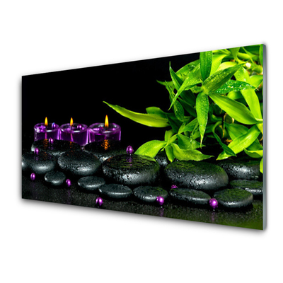 Quadro in vetro Candele Spa Beautiful