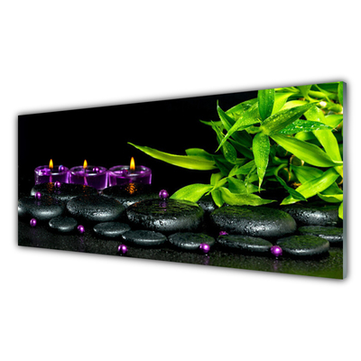 Quadro in vetro Candele Spa Beautiful