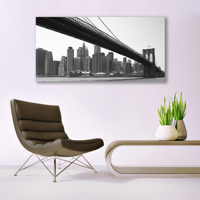 Quadro su vetro Architettura della città del ponte