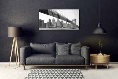 Quadro su vetro Architettura della città del ponte