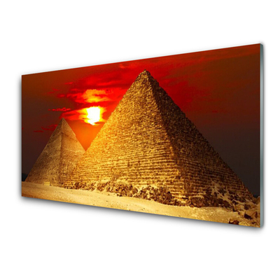 Quadro vetro Piramidi Architettura