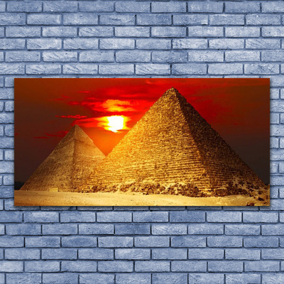 Quadro vetro Piramidi Architettura
