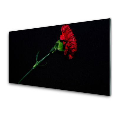 Quadro vetro Fiore Pianta naturale