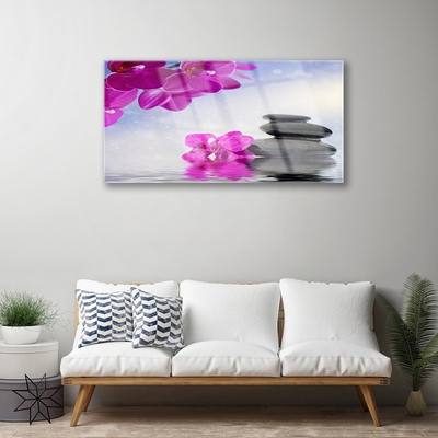 Quadro in vetro Fiori Pianta di orchidea