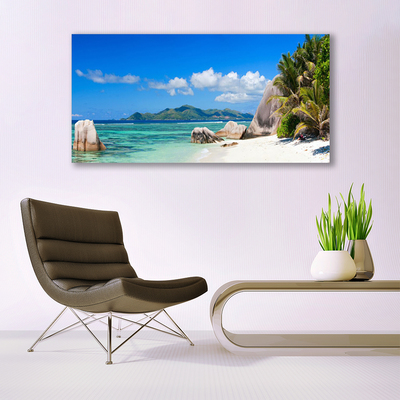 Quadro su vetro Paesaggio di Ocean Beach