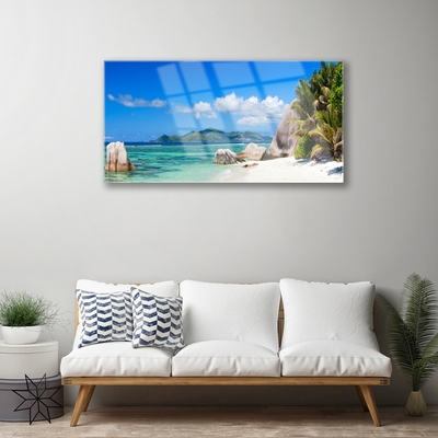 Quadro su vetro Paesaggio di Ocean Beach