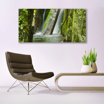 Quadro vetro Cascata Natura