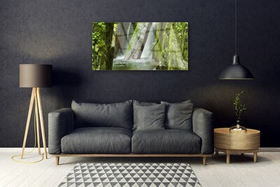 Quadro vetro Cascata Natura