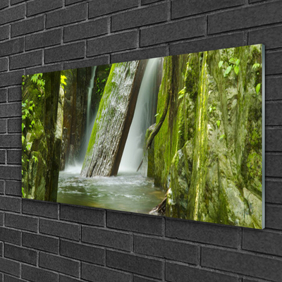 Quadro vetro Cascata Natura