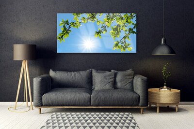 Quadro di vetro Sole Natura