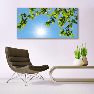 Quadro di vetro Sole Natura