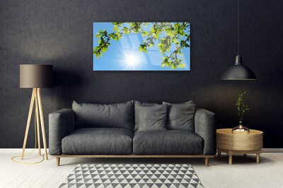 Quadro di vetro Sole Natura