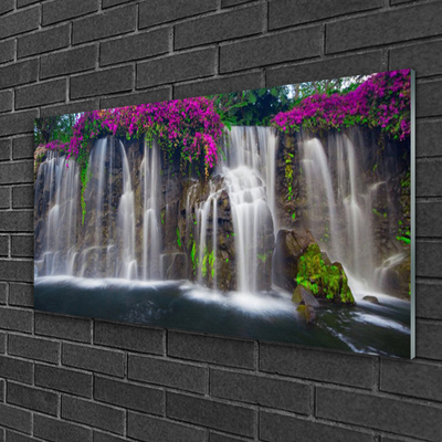 Quadro vetro Cascata Natura