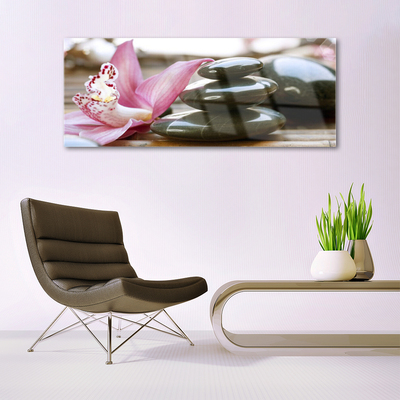 Quadro su vetro Arte delle orchidee