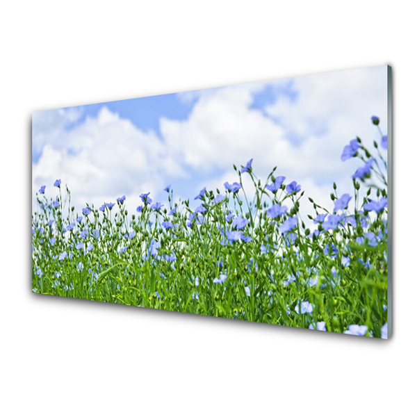 Quadro di vetro Fiori Pianta naturale