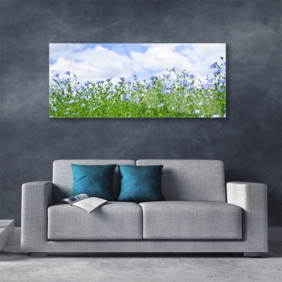 Quadro di vetro Fiori Pianta naturale