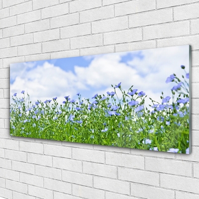 Quadro di vetro Fiori Pianta naturale